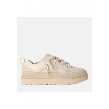 Pantofi sport din piele intoarsa cu insertii de plasa Lowmel -