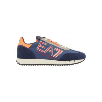 Pantofi sport  EA7 Black&White Vintage NY 58244 - Albastru