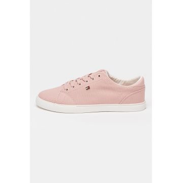 Pantofi sport low-cut din panza - Roz