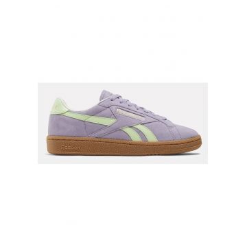 Pantofi sport wedge din piele intoarsa Club C Grounds