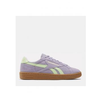 Pantofi sport wedge din piele intoarsa Club C Grounds