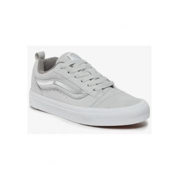 Pantofi gri  unisex din piele - Gri
