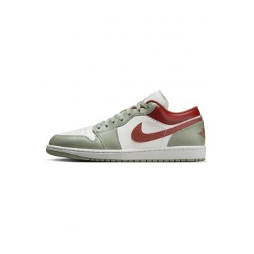 Pantofi sport  Air Jordan 1 Low - alb - piele