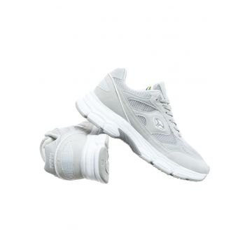 Pantofi sport cu insertii din textil