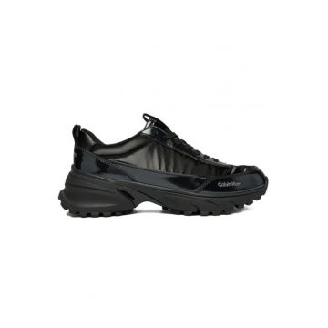 Pantofi sport dama  HIKE RUNNER LACE UP PEARL NY - Piele ecodwqfwqlogica - Negru