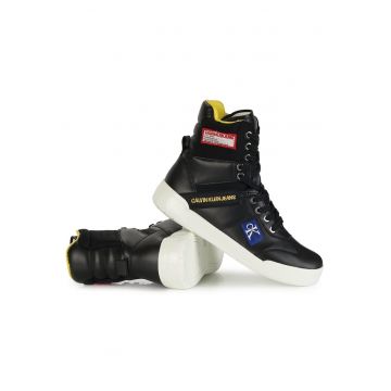 Pantofi sport inalti din piele