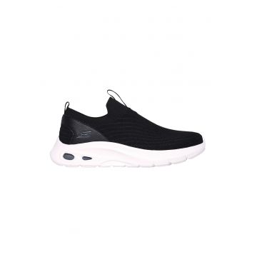 Pantofi sport slip-on Bobs - Alb/Negru