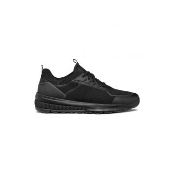 Pantofi sport slip-on din material textil - Negru