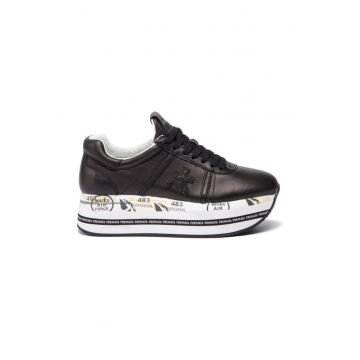 Tenisi dama -  Beth 3873 - piele naturala - negri -