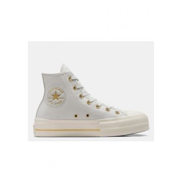 Tenisi dama Chuck Taylor All Star Lift -  Cauciuc - Gri/Alb
