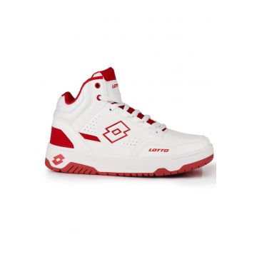 Pantofi sport barbati  PIVOOT MID - alb-rosu - confortabili