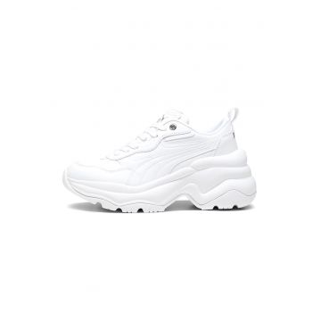 Pantofi sport Cilia demi-wedge - Gri/Alb optic