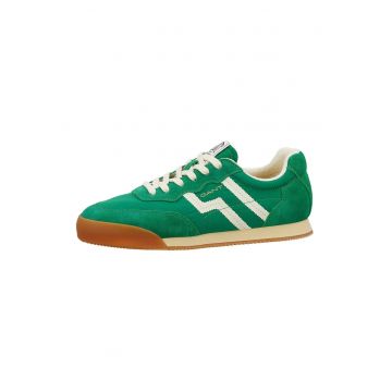 Pantofi sport din piele Beylana - Verde/Alb murdar