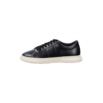 Pantofi sport din piele cu model uni Joree - Negru