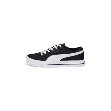 Pantofi sport low-cut cu logo Ever - Alb/Negru