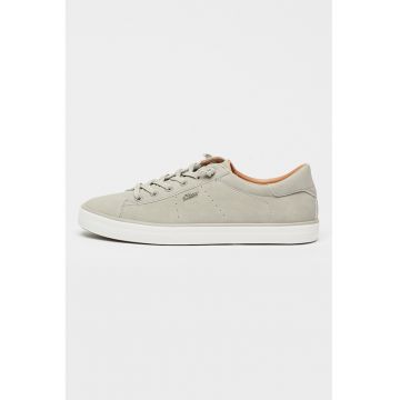 Pantofi sport low-cut din piele ecologica - Gri