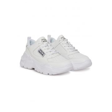 Tenisi dama  003 78VA3SC2 - piele naturala - alb -