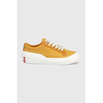 Levi's tenisi Ls1 Low S femei, culoarea maro