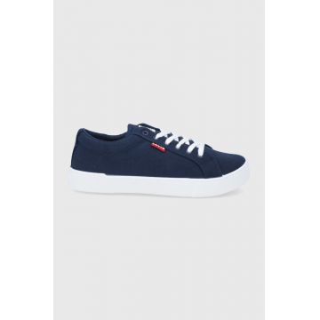Levi's tenisi Malibu 2.0 femei, culoarea albastru marin