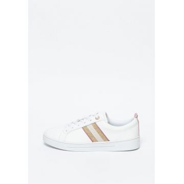 Pantofi sport de piele cu detalii stralucitoare Baily
