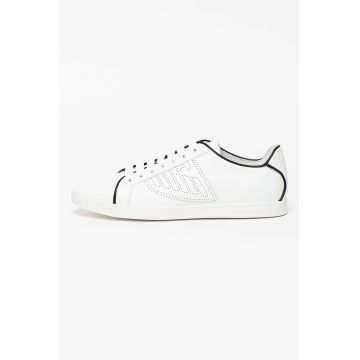 Pantofi sport din piele cu logo laser-cut