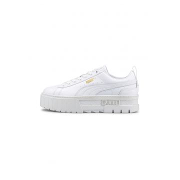 Pantofi sport flatform de piele Mayze