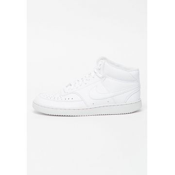 Pantofi sport mid-high de piele ecologica Court Vision