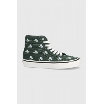 Vans teniși Ua Sk8-hi 38 Dx femei, culoarea verde VN0A5KRIYRN1-MISC