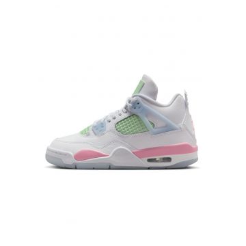 Pantofi Sport Air  4 Retro (Gs) - Alb