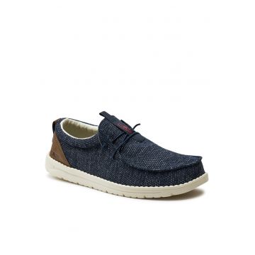 Pantofi sport barbati -  material textil - albastru