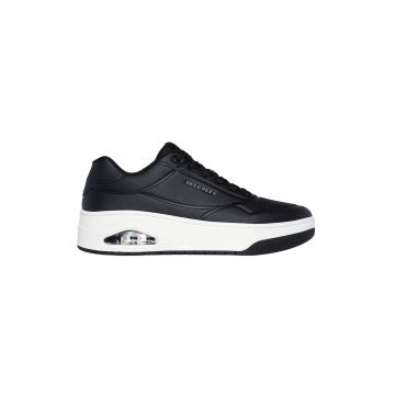 Pantofi sport de piele ecologica Uno Court - Negru