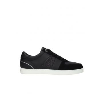 Pantofi sport din piele naturala - Negru