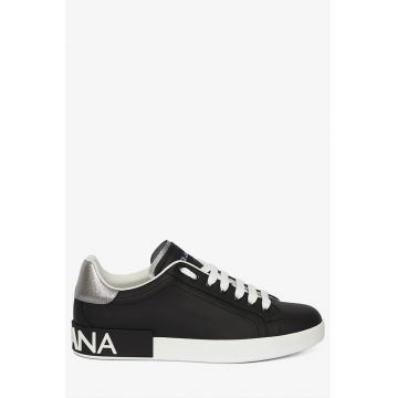 Pantofi sport din piele - Negru