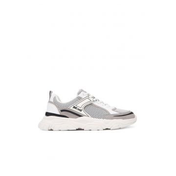 Tenisi barbati -  gri/alb - material textil