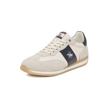 Tenisi barbati -  piele naturala - gri