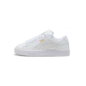 Tenisi din piele cu logo -