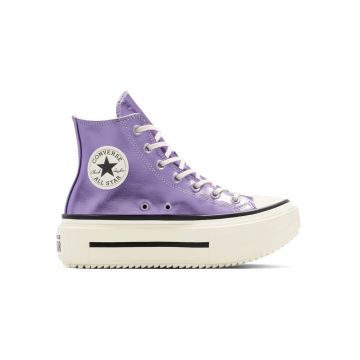 Tenisi unisex  Chuck Taylor All Star Lift Double Stack Platform Metallic - Violet