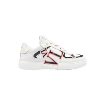 Pantofi  low-top din piele de vitel - Alb