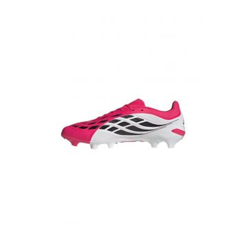Pantofi pentru fotbal Predator League FG - Alb/Negru/Roz aprins