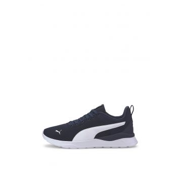 Pantofi sport Anzarun Lite din plasa cu garnituri din piele ecologica - Albastru inchis