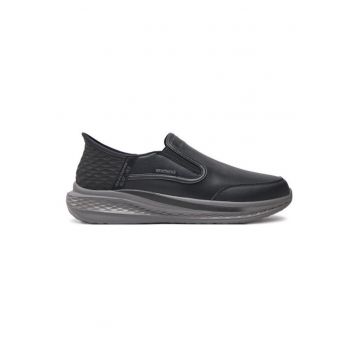 Pantofi sport barbati  negru - piele - tehnologie de confort -
