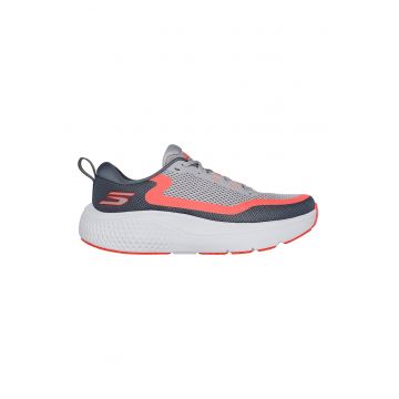 Pantofi sport cu logo Go Run Supersonic Max - Gri/Roz somon