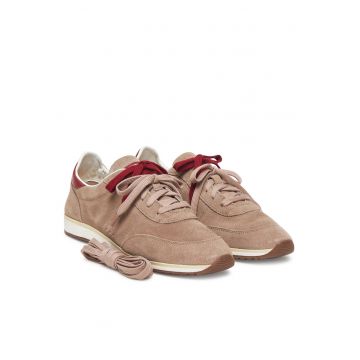 Pantofi sport dama -  2Z0054/L055-FG47 - piele naturala - maro
