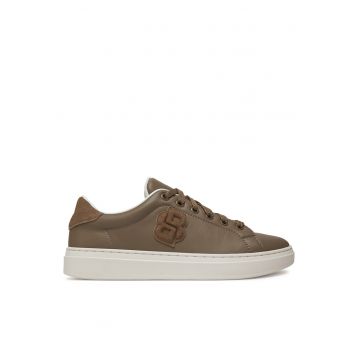 Pantofi sport dama  Open Brown 247 - piele naturala - maro -