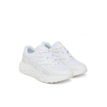 Pantofi sport dama -  piele ecologica - alb -