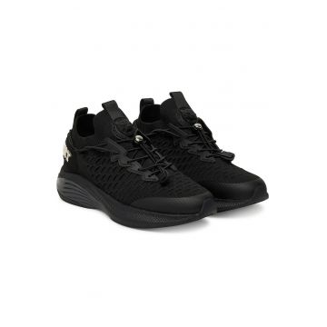 Pantofi sport de barbati -  alergare - negru - textil