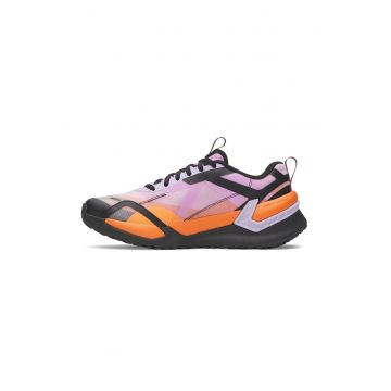 Pantofi sport din piele ecologica cu garnituri din material texti W Reign XT - Negru/Portocaliu/Lila