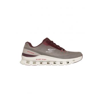 Pantofi sport low-cut Glide-Step Pro Waverra - Visiniu/Maro taupe deschis