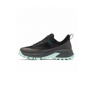 Pantofi Tellurix Titanium Outdry™ impermeabili pentru trekking - Negru stins/Verde menta