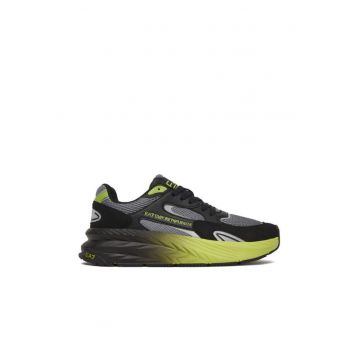 Tenisi barbati -  material textil - negru - set elegant